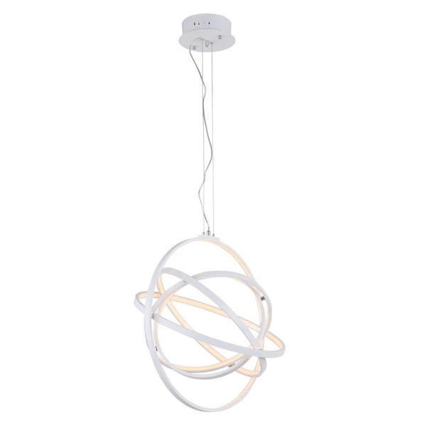 Lampa wisząca Tryton śr. 60cm 56W LED barwa ciepła 3000K | czarny