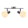 Lampa sufitowa TURNO listwa 92-94202 chrom 2xE14