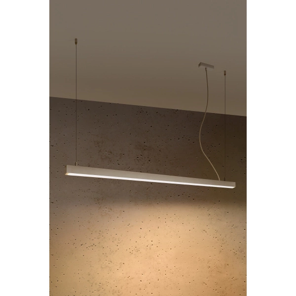 Lampa wisząca PINNE 1450 BIAŁA 48W barwa ciepła 3000K TH.083