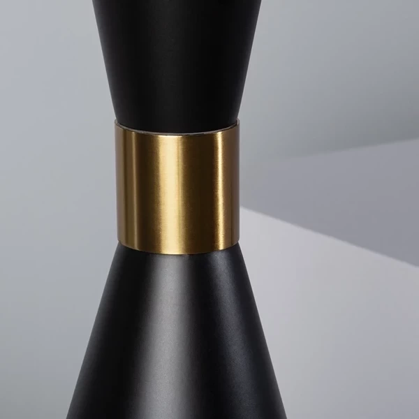 Lampa Wisząca złoto-czarna Abruzzo Salvatore Variant E27