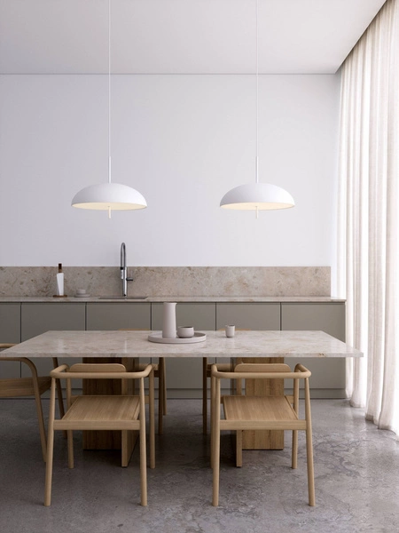 Lampa wisząca VERSALE E27 15W Metal | Biały