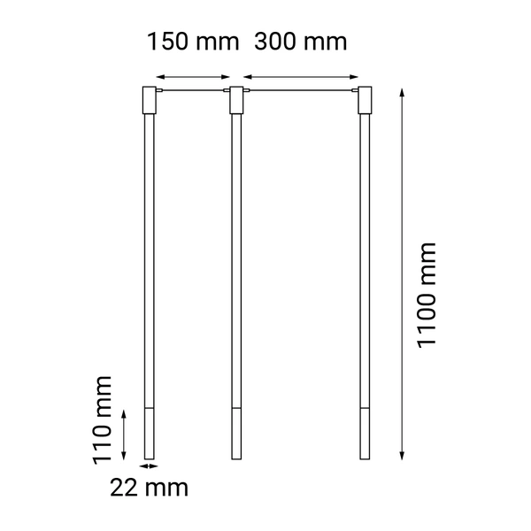 Lampa wisząca alha N 3 - Czarna 9004 Antigo