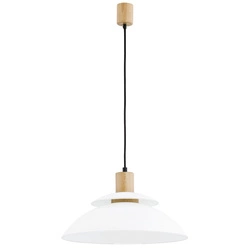 Lampa wisząca ALFA TROPIC DREWNIANA 1xE27 44cm | 60356