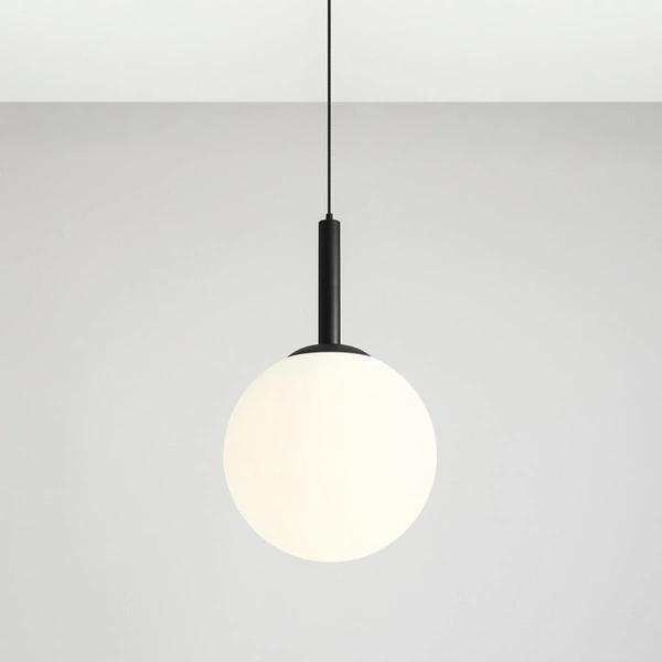 Aldex Lampa wisząca BOSSO GRANDE 1087XL1, 40 cm, czarna, 3x60W E27