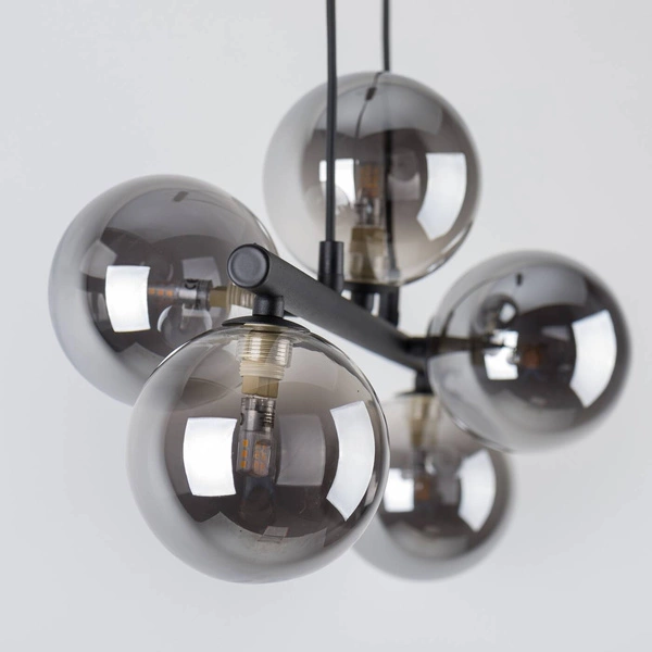 ESTERA BLACK LAMPA WISZĄCA 5 PŁ 6707