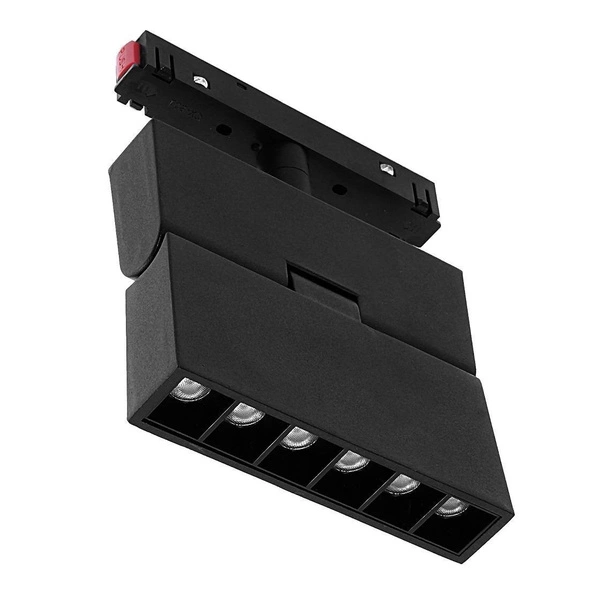 Reflektor łamany szyny magnetycznej LED 6W 3000K ciepła | B | czarny