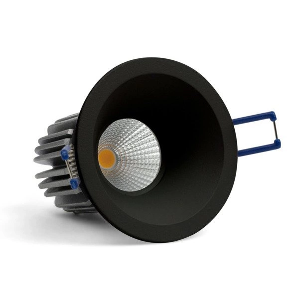 Oprawa wpuszczana oczko PERO RO 10W neutralna 4000K czarny śr. 8,3cm