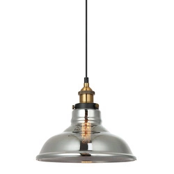 Lampa wisząca Hubert śr. 27.5cm E27 | czarny/złoty