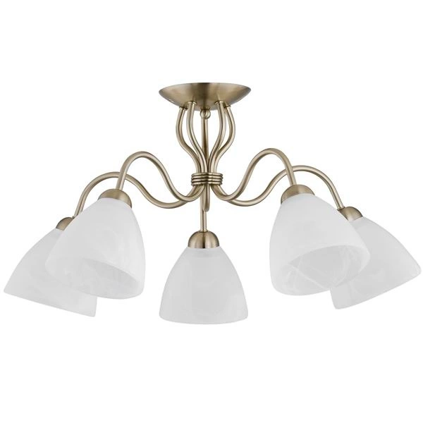 Lampa sufitowa ALFA ADEL PATYNOWA 5xE27 64cm | 19175