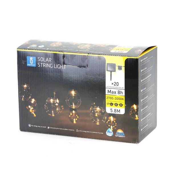 Dekoracyjne oświetlenie LED WARM WHITE TRANSPARENT EDISON BULB