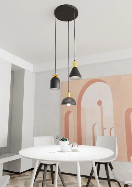 Lampa wisząca Emibig FOX 3 PREM BL 1402/3PREM