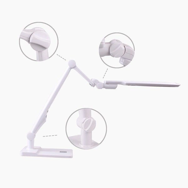 Lampa biurkowa kreślarska TAVOLO LED 9W | biały