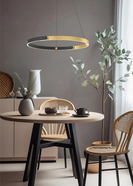 MD4417-1M-3BGD LINOS LAMPA WISZĄCA CZARNO-ZŁOTA/BLACK-GOLD