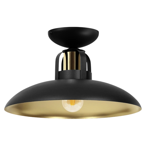 Lampa sufitowa FELIX, MLP8905, czarny/złoty, 1x60W E27