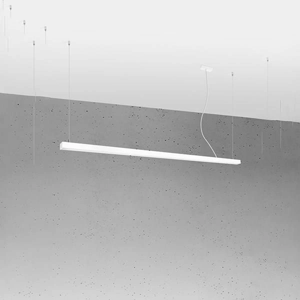 Lampa wisząca PINNE, 200 cm, biała, 50W LED, barwa ciepła 3000K, TH.228