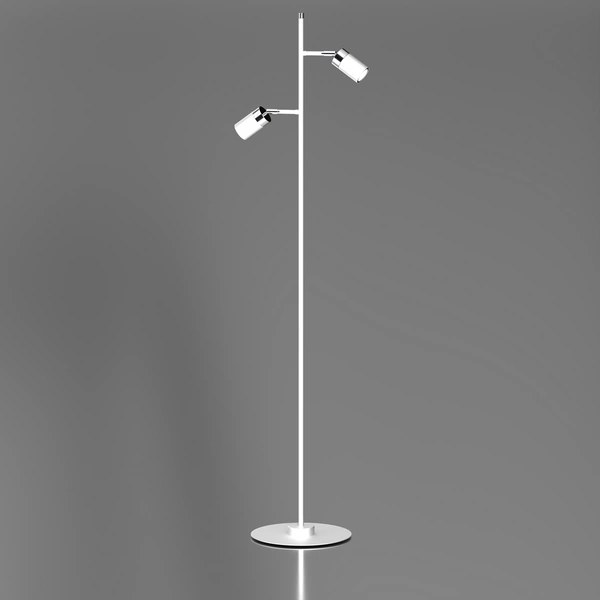 Lampa podłogowa JOKER WHITE/CHROME 2xGU10