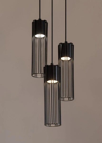 Lampa Sigma FOBIA 3 lampa wisząca koło czarny 33456