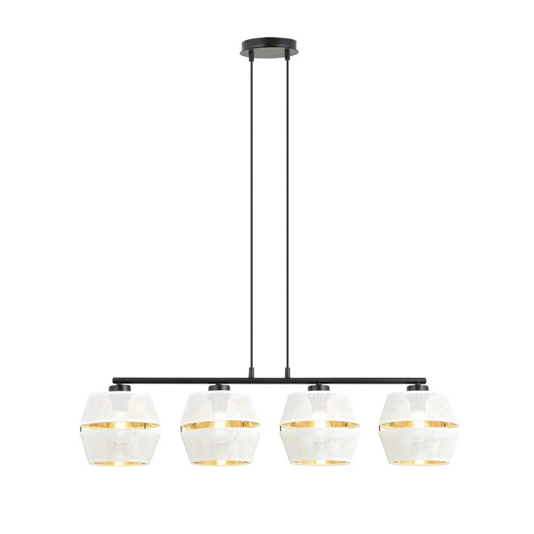 Lampa wisząca Emibig MALIA 4 Biały/GOLD 1184/4