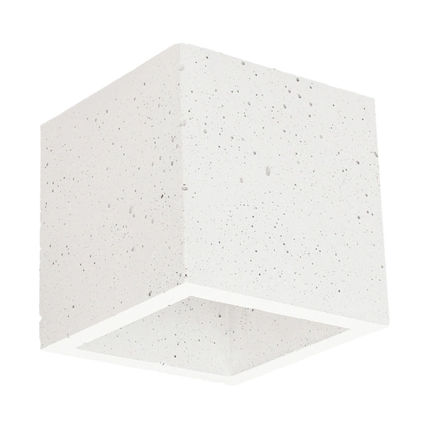Kinkiet Blokowy 1xG9 Max.28W Biały Beton 2255137