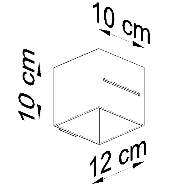 Nowoczesny kinkiet LOBO SL.0206 Biały 1xG9