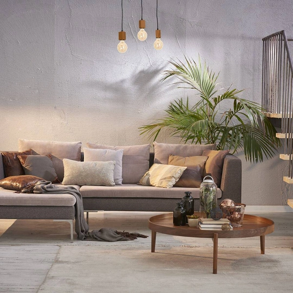 Lampa Wisząca JACK, MLP4357, dąb, 3x60W E27