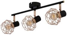 Nowoczesna lampa sufitowa ACROBAT 3xE14 czarny/złoty 93-66640