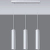 Lampa Wisząca LAGOS 3 Biała stal, GU10, 3 x 40 W, SL.0325