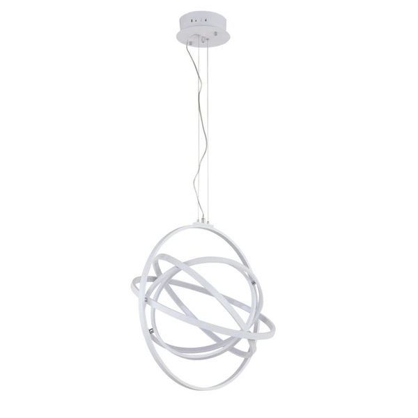 Lampa wisząca Tryton śr. 60cm 56W LED barwa ciepła 3000K | czarny