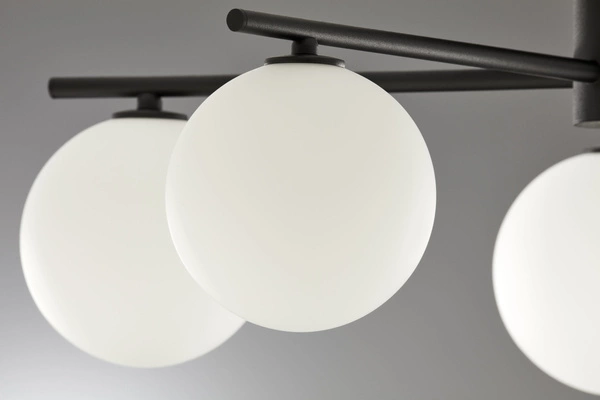 Nowoczesna Lampa sufitowa PRATO wys. 27cm 5xG9 14W IP20 | czarny