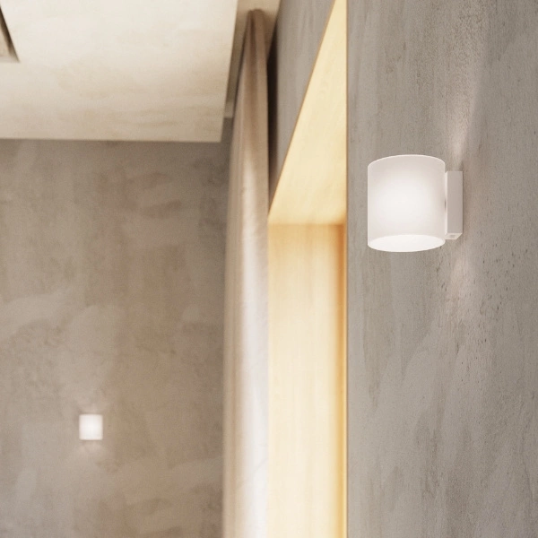 Kinkiet Sollux VICI, Szkło, Białe, G9 12W LED, SL.0211