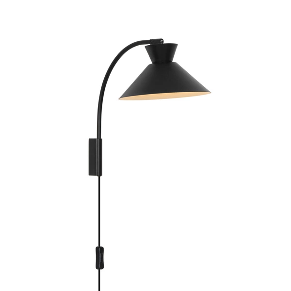 Kinkiet DIAL E27 40W Metal | Czarny