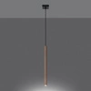 Lampa wisząca PASTELO 1 drewno