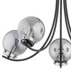Lampa sufitowa ALFA DORA CZARNA 5xE14 62cm | 62150