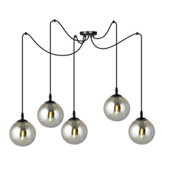 Lampa wisząca Emibig GIGI 5 BL GRAFIT 937/5