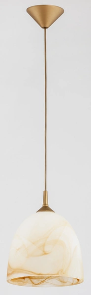 Lampa wisząca ALFA BARTEK BRĄZOWA 1xE27 23cm | 9108