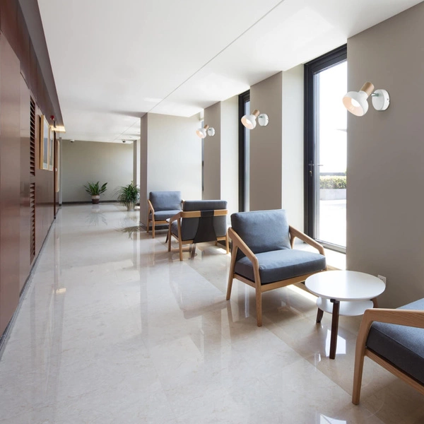 Kinkiet AREZZO, biały/drewno, 1x40W E14