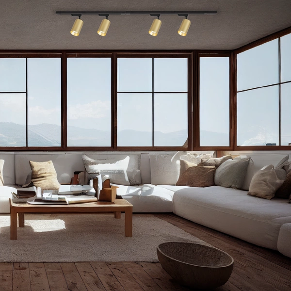 Oprawa Pipe Track Złoty 1xGU10