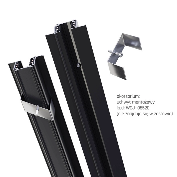 SPS PODTYNK SZYNOPRZEWÓD 3F 1M, CZARNY SPECTRUM