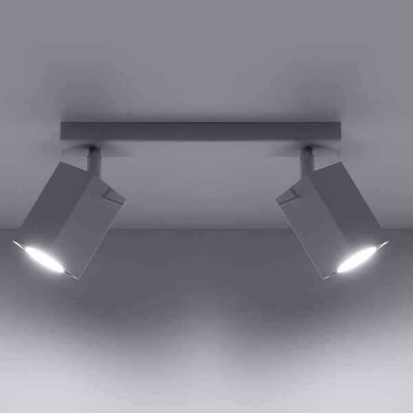 Designerska lampa sufitowa MERIDA 2 SL.0096 Biała 2xGU10