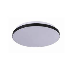 Plafon BABILON, czarny, okrągły mały, 18W LED, barwa neutralna 4000K