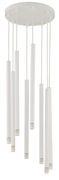 Nowoczesna lampa wisząca SOPEL LASER 8 biały 33232