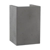 Kinkiet blokowy 2xGU10 Max.6W Szary Beton 8973236