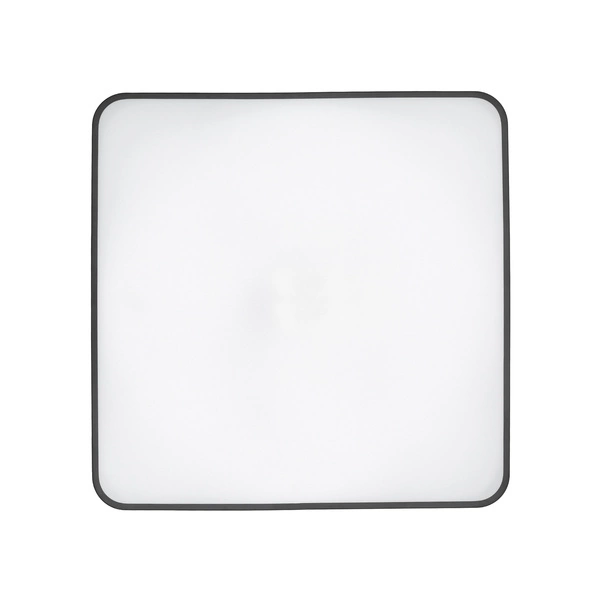 Plafon AGNES SQUARE LED PRO wys.5cm szer.63.5cm 64W 4000K 6000lm IP44 | Czarny/Biały