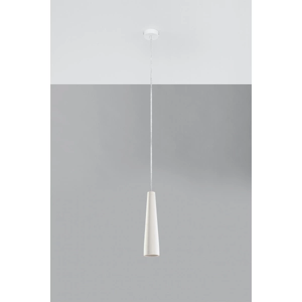 Lampa wisząca ceramiczna ELECTRA SL.0845 biała 1xGU10