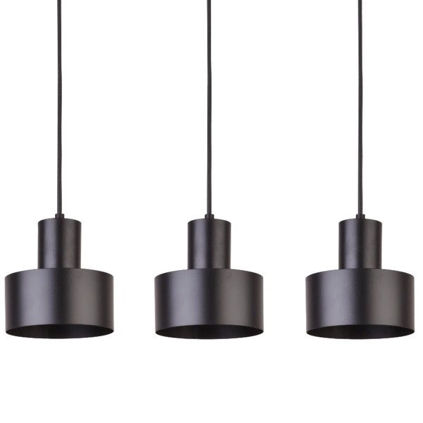 Lampa wisząca listwa RIF czarna 3pkt 67cm