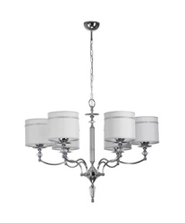 Klasyczny Żyrandol HILTON wys. 100cm 6xE27 15W IP20 | Chrom