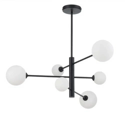 Lampa wisząca DORADO 6 | czarna