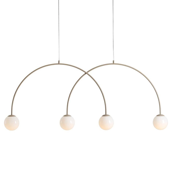 Aldex Lampa wisząca UNA 4 BEIGE 4xE14 | Beżowy 1116L17_L