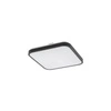 Plafon AGNES SQUARE LED PRO 4000K 16W 1200lm szer.33.5cm IP44 | Czarny 10984