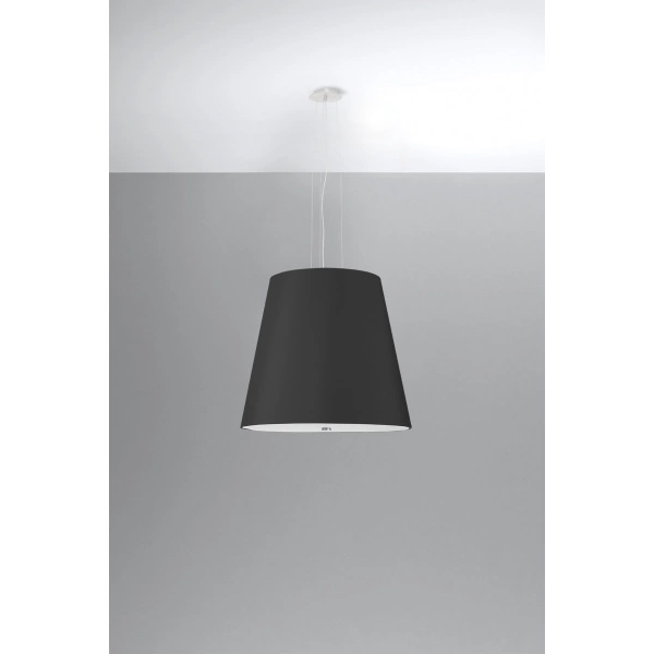 Nowoczesna lampa wisząca GENEVE 50 SL.0736 czarna 3xE27